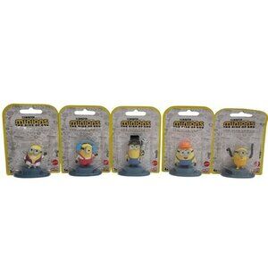 Minions Mattel Micro Collection Rise Of Gru Set Of 5 Figures Jerry Stuart Kevin